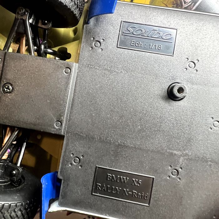 Bmw X5 E53 Rally X-Raid Dakar skala 1:18 Solido H.Magne L.Alphard