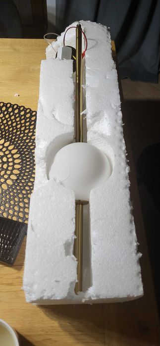 Lampa wiszaca klosz zlota