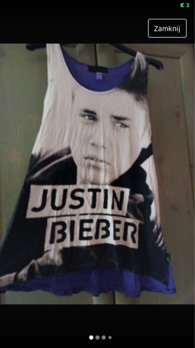 Koszulka z Justinem Bieberem