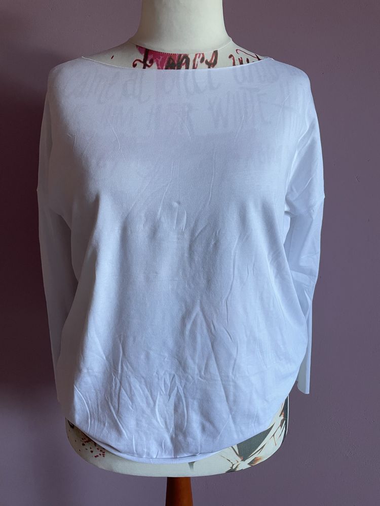 Basic tshirt bluzka laserowo cięta Azara 40/42/44/46