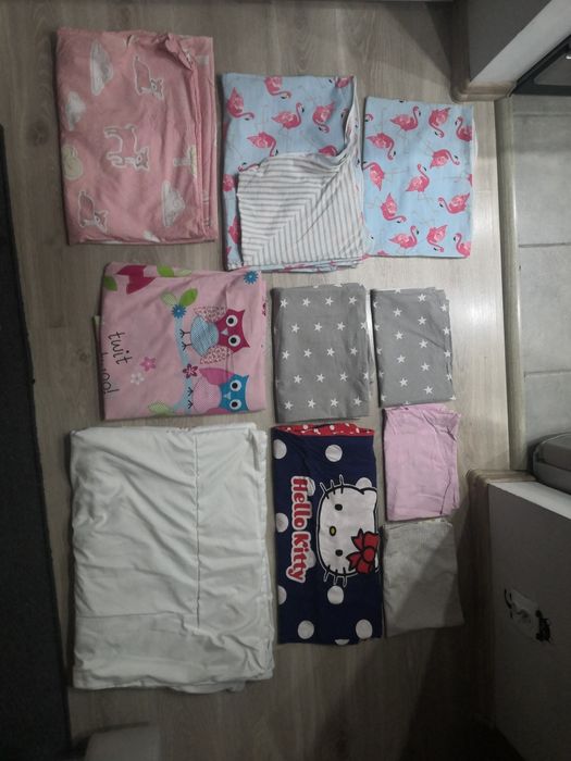 Pościel poszewka na poduszkę kołdrę kołdra 135 100 dla dziewczynki.