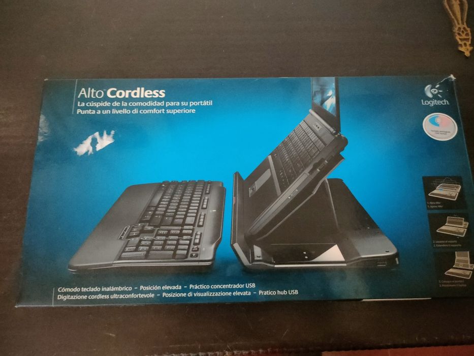 Working station teclado wireless Logitech alto cordless