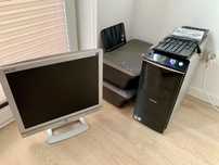 Komputer + Monitor + 2x Drukarka HP DeskJet Intel Core GB RAM DVD RW