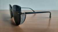 DIOR okulary przeciwsłoneczne damskie czarne z błyszczącymi elementami