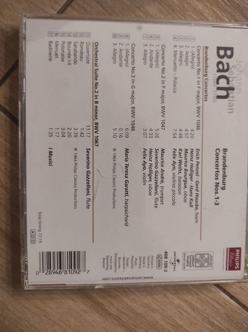 Płyta CD Johann Sebastian Bach