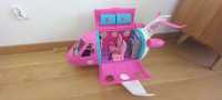 Samolot barbie z pilotem