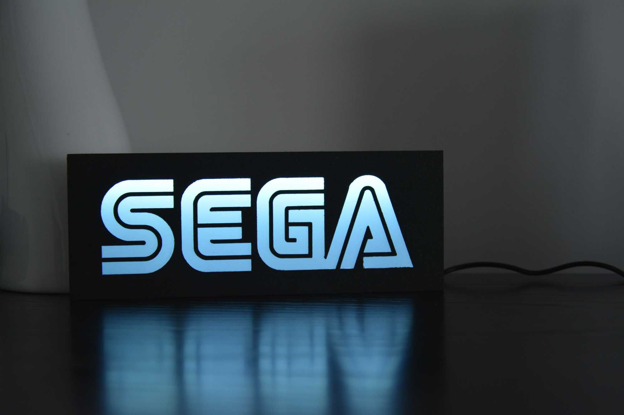 Playstation xbox nintendo sega | caixa luz decorativa