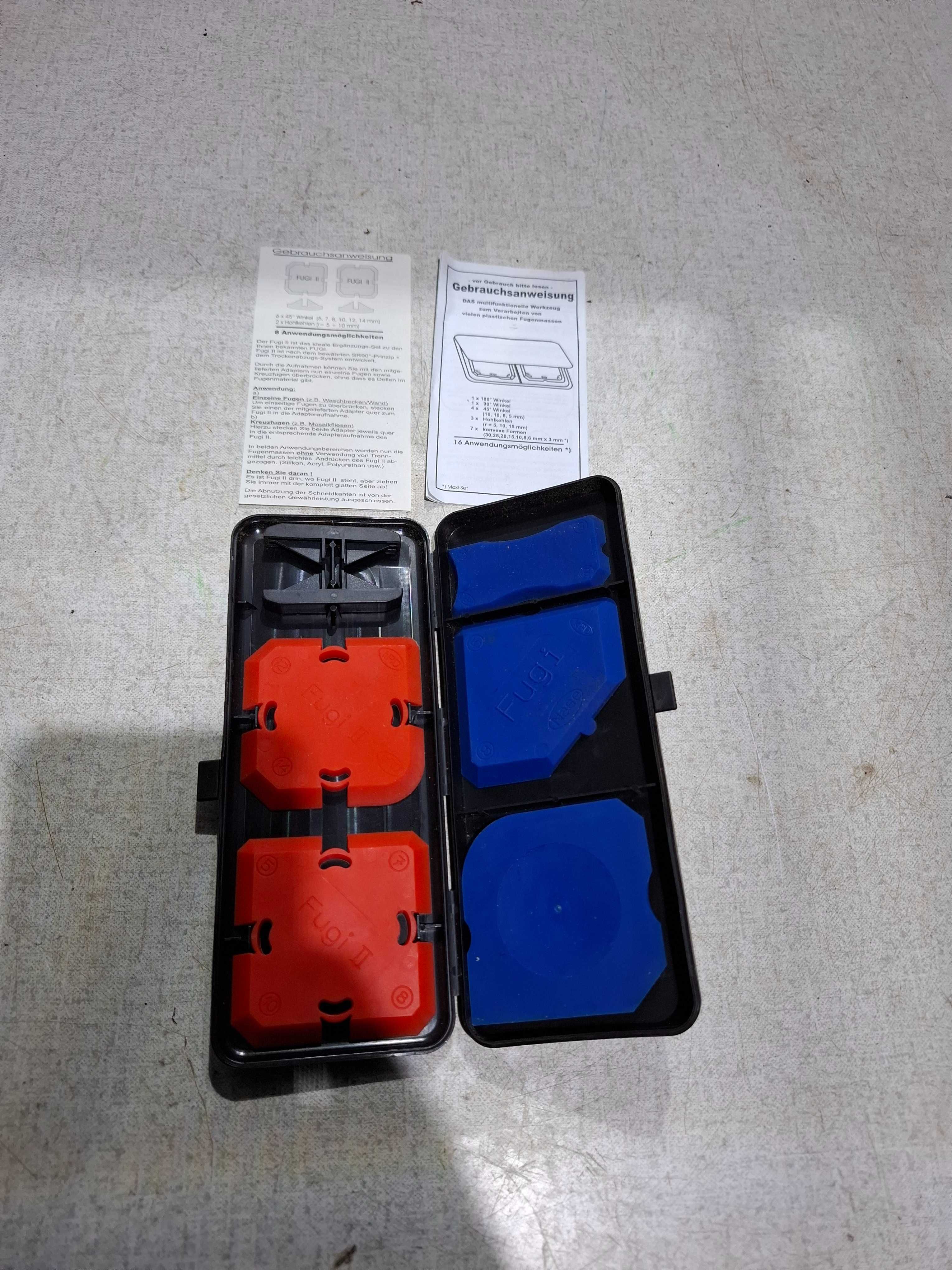Zestaw do fugowania KS Tools Fugi Profi - 7 szt. silikon akryl