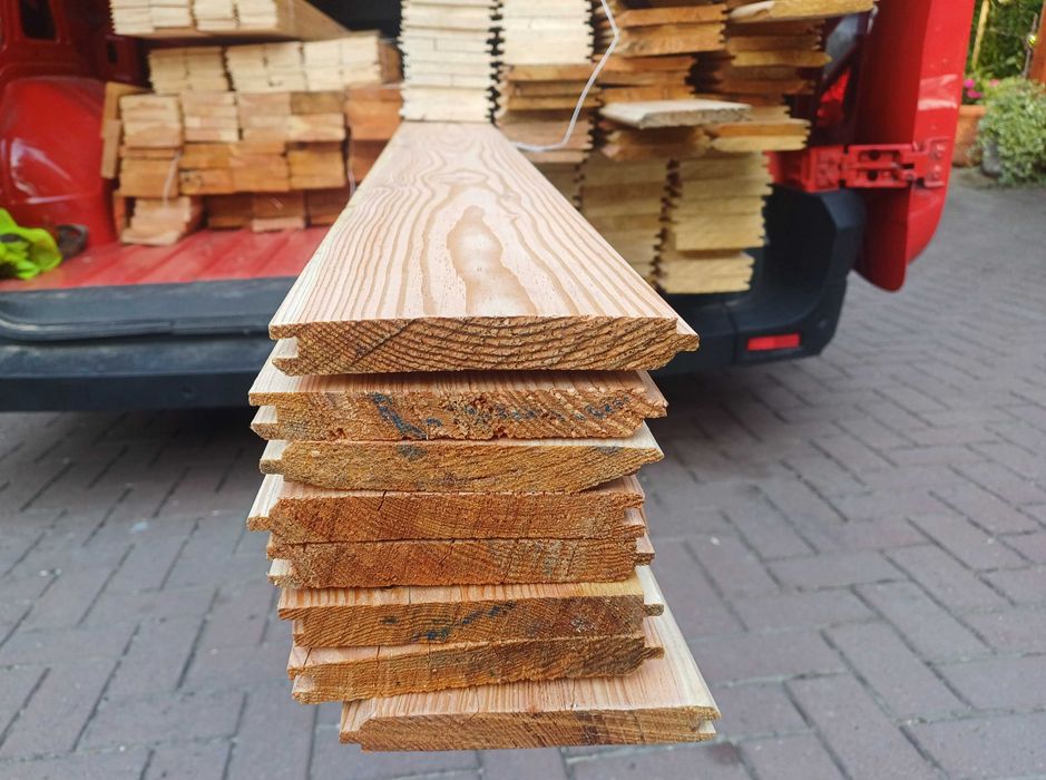 Podbitka boazeria półbal szalówka deska tarasowa elewacyjna podłogowa