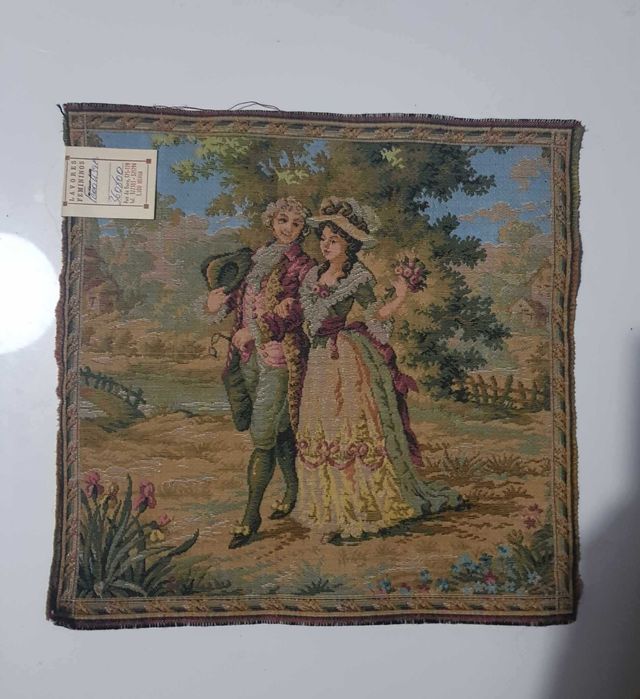 Tela para Quadro tecido casal vintage France
