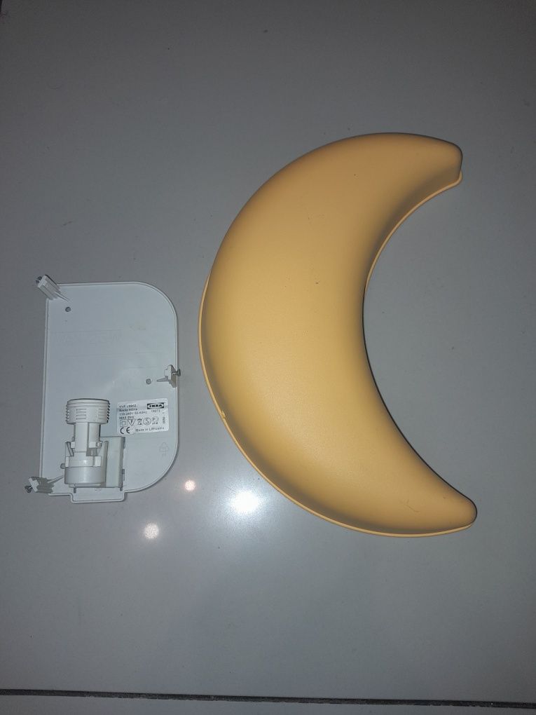 Lampa kinkiet żółty księżyc 30 cm IKEA