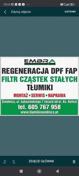 Regeneracja czyszczenie pranie filtra dpf fap  scr