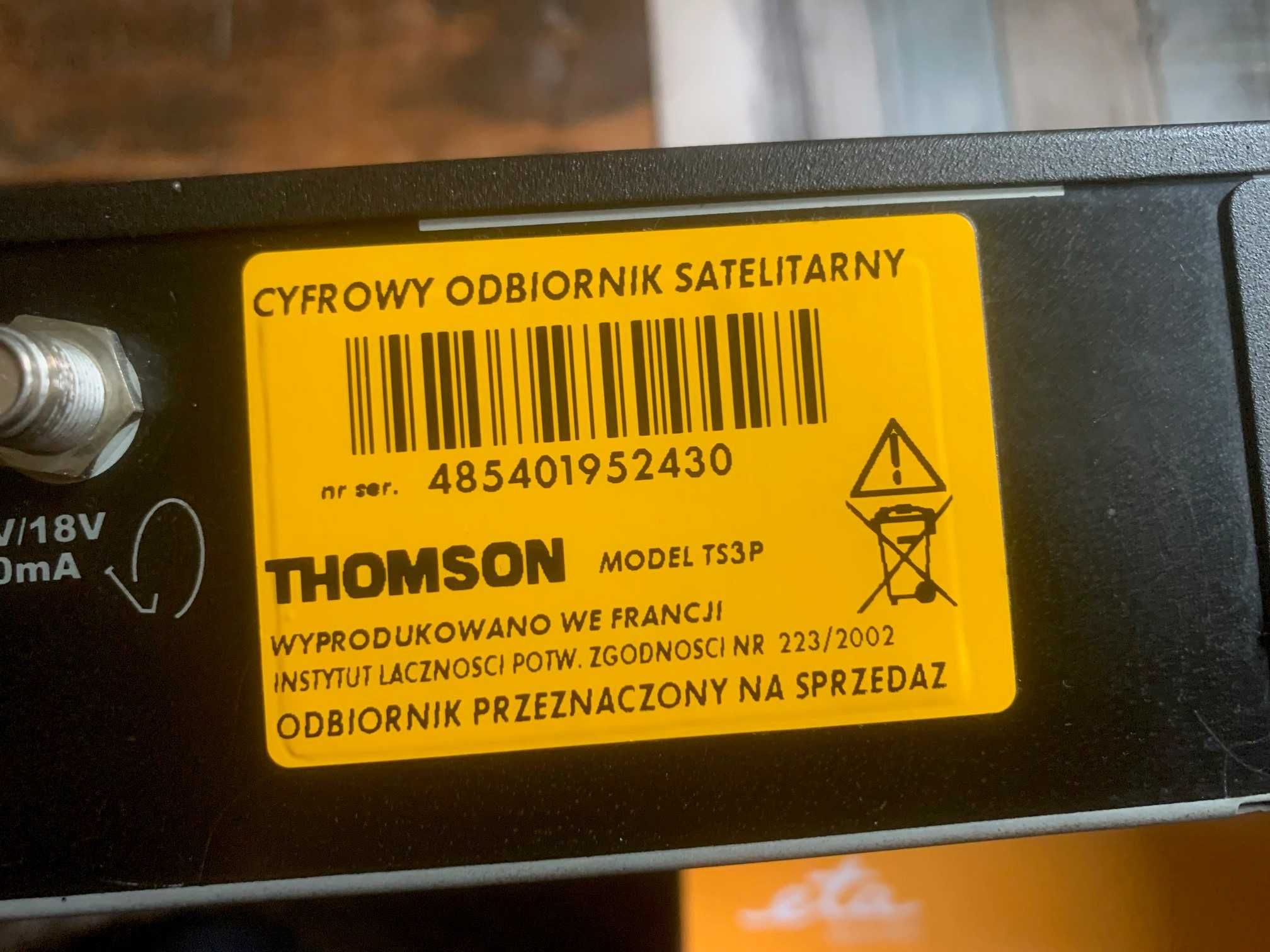 Dekoder TV Sat Thomson TS3P