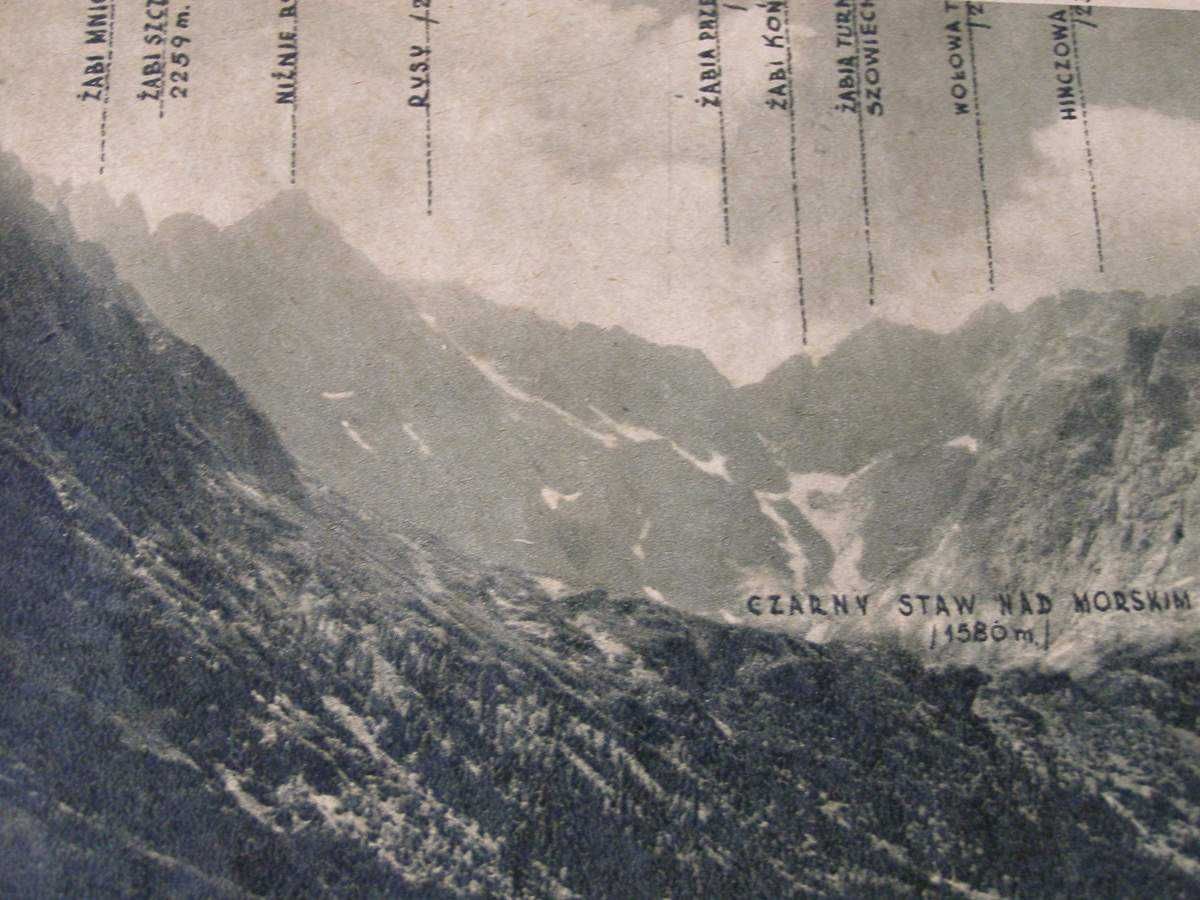 Morskie Oko w Tatrach T.i S.Zwoliński Zakopane l.50