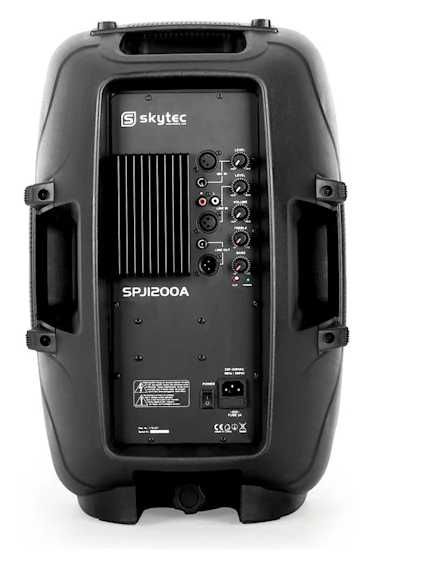 Активная колонка караоке Топ Монитор Skytec 12".122 дБ.8 Ом.300 Вт