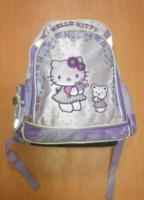 Школьный рюкзак и сумка для сменки Hello Kitty фирмы Kite комплектом