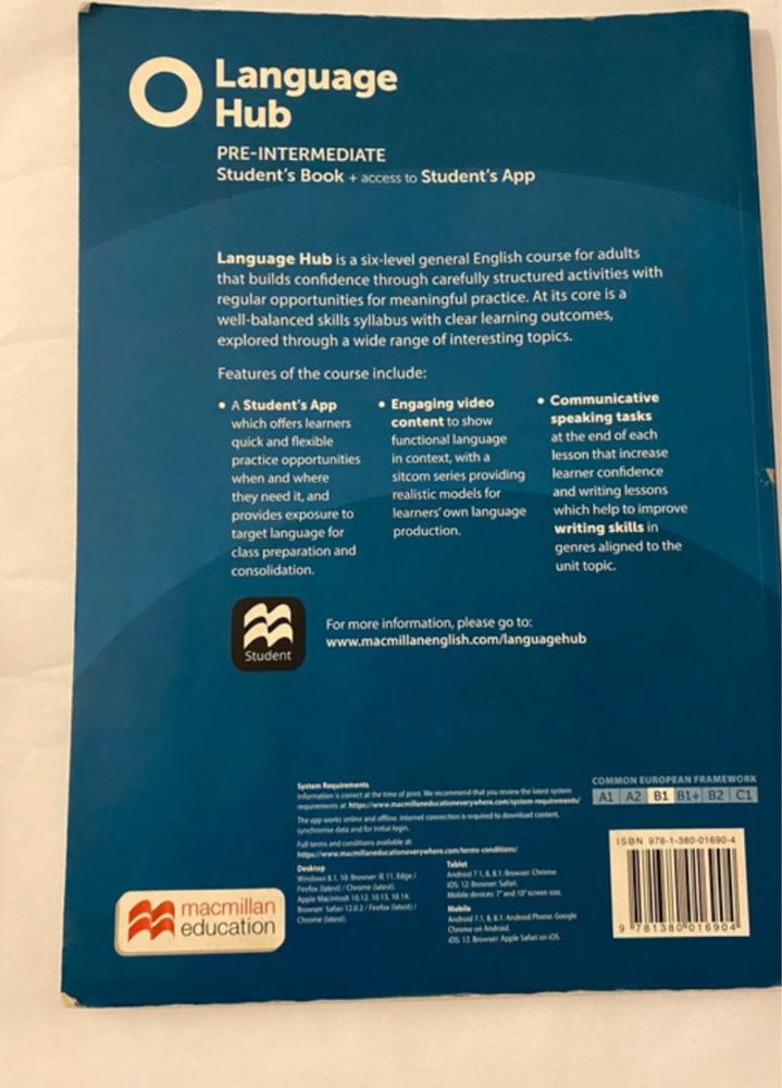 Language hub B1 podręcznik wersja nie rozdzielona