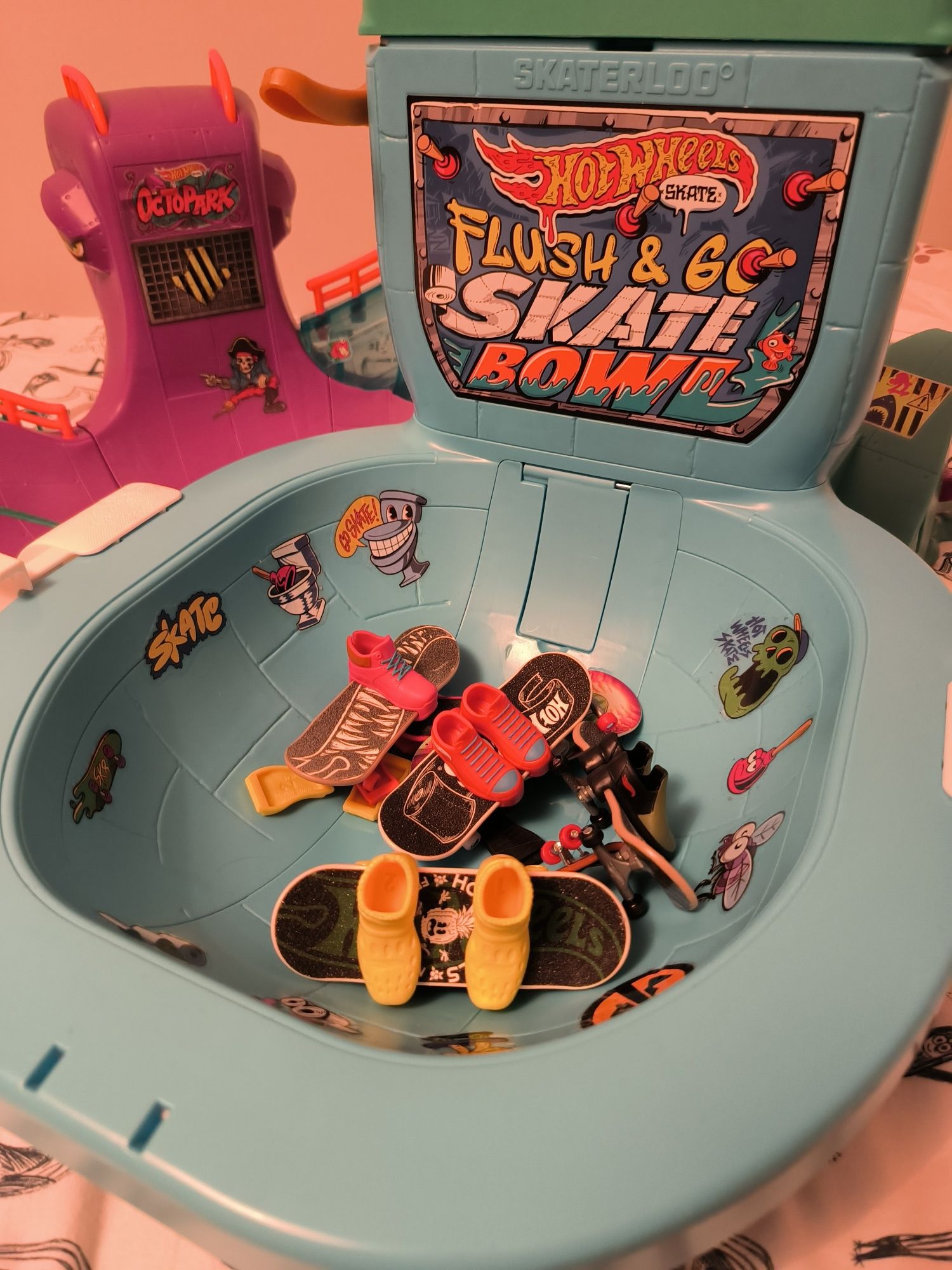 Octopark e flush & go hot wheels - skates