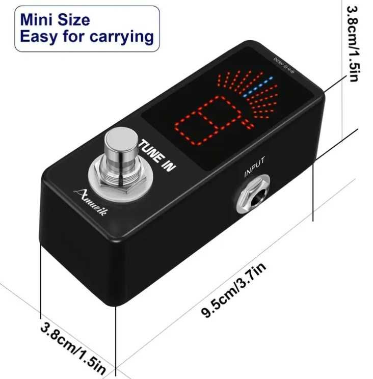 Tuner do Gitary i Basu na 9V DC
