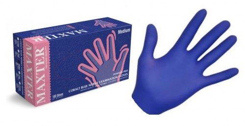 Rękawiczki nitrylowe Maxter Cobalt 10 x 100szt