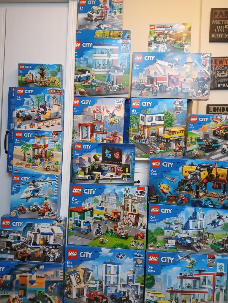 LEGO Zestawy ! 25kg oryginały ! LEGO City, LEGO Minecraft. Mega kolekc