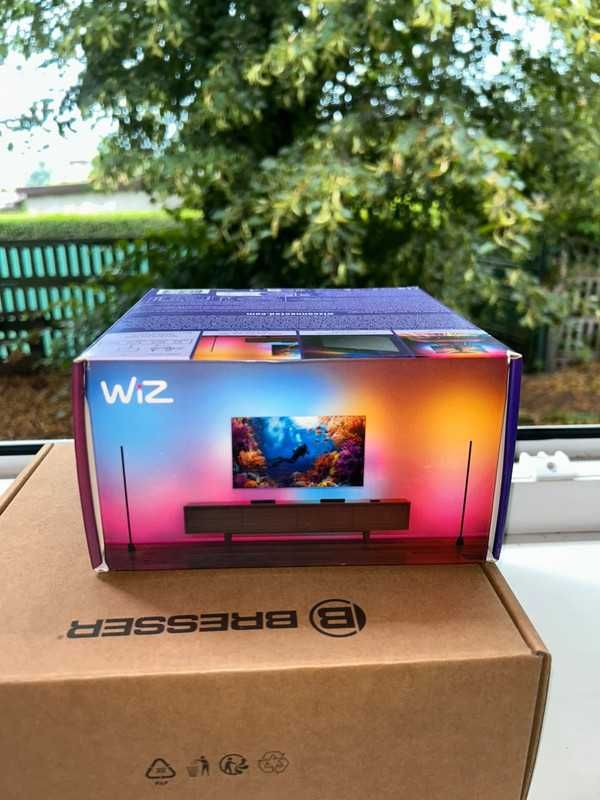 WiZ HDMI Sync Box z taśmą LED do TV, Synchronizuje światło z filmami