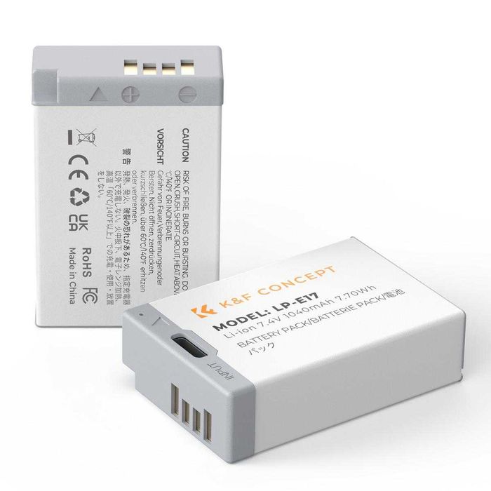 Bateria K&F Concept USB Type C - Canon LP-E17