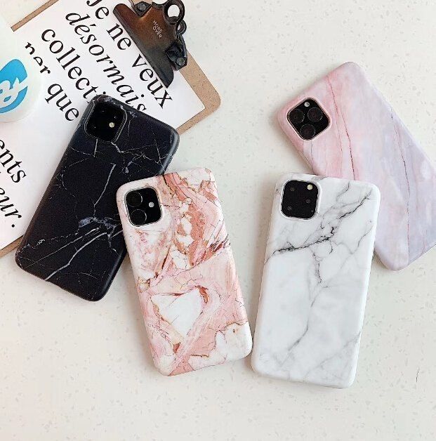 Żelowe Etui Marble Do Xiaomi Redmi 10X 4G / Xiaomi Redmi Note 9 Biały