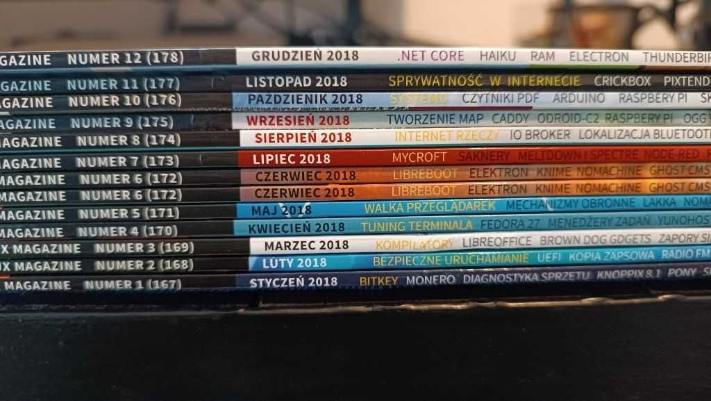 LINUX MAGAZINE 1-12 rok 2018