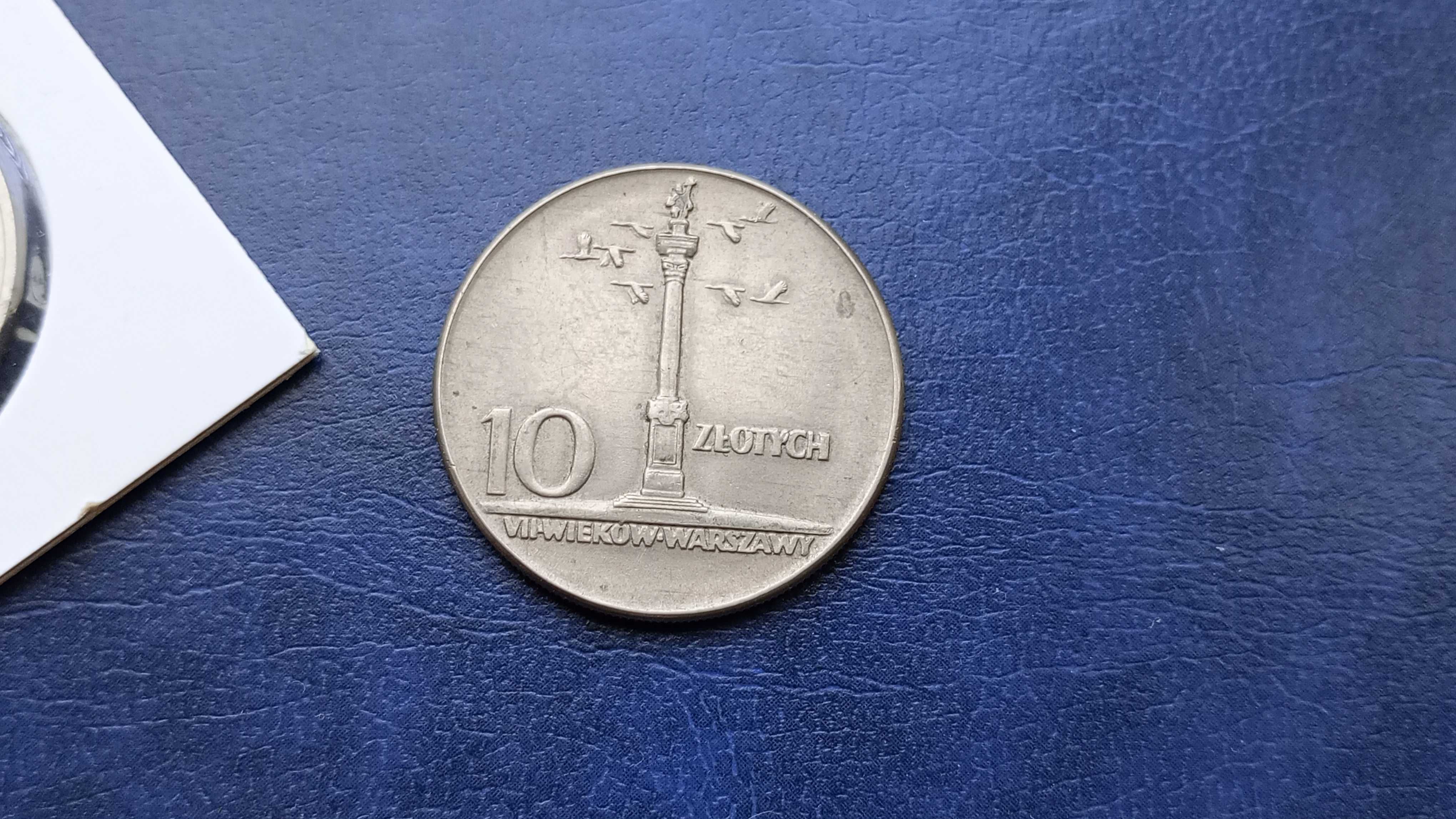 Stare monety Madal 10 zł 1965 Kolumna Zygmunta PRL
