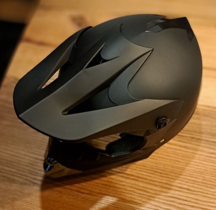 Kask Fullface Czarny