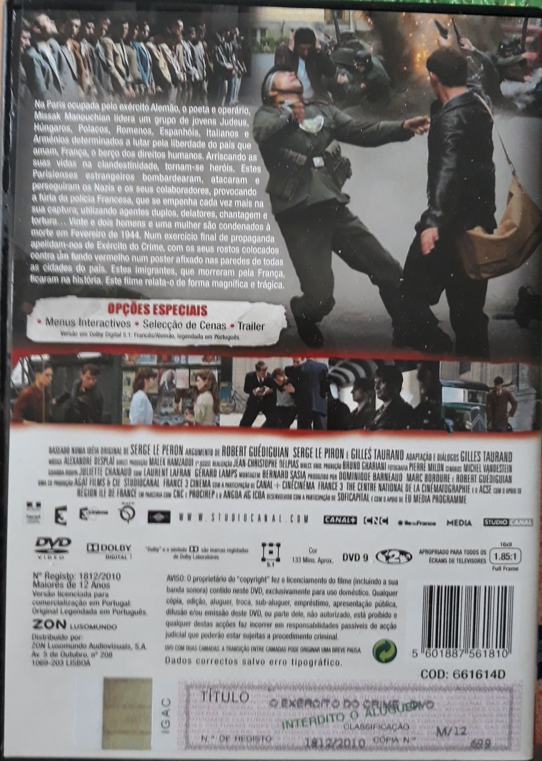 DVD O Exército do Crime