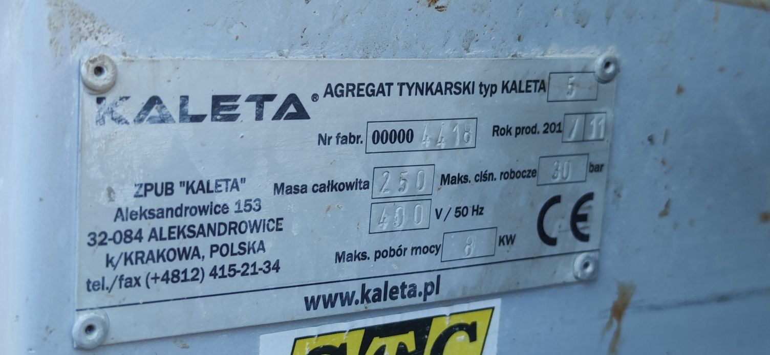 Agregat tynkaraki typ.   KALETA-5S