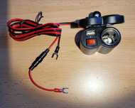 Ładowarka motocyklowa / rowerowa e-bike USB gniazdo zapalniczki 12V