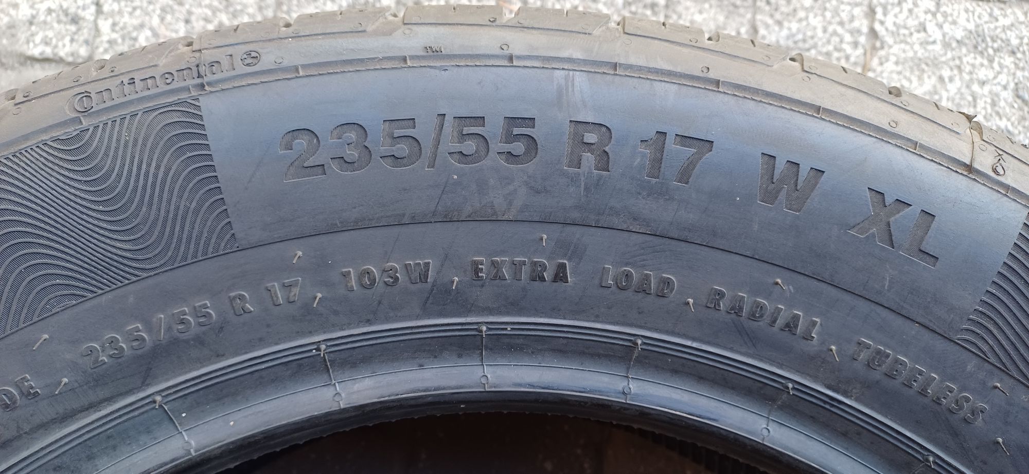 CONTINENTAL 235/55R17 103W XL , pojedyńcza nie używana opona letnia.