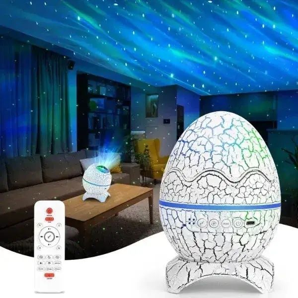 Галактичний нічник-проектор «Яйце динозавра» Galaxy Projector Light з