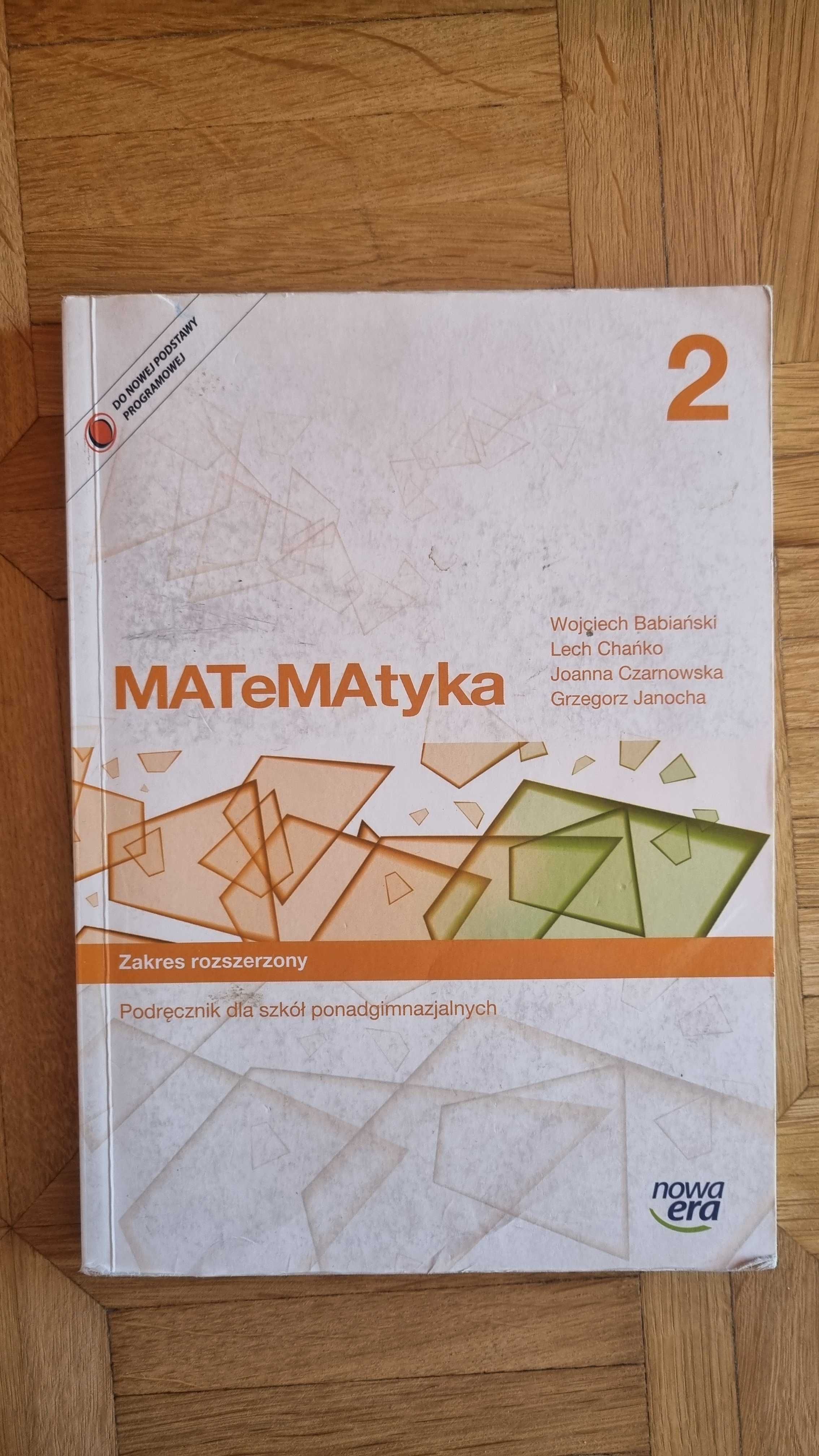 Matematyka cz.2 zakres rozszerzony W.Babiański L.Chańko
