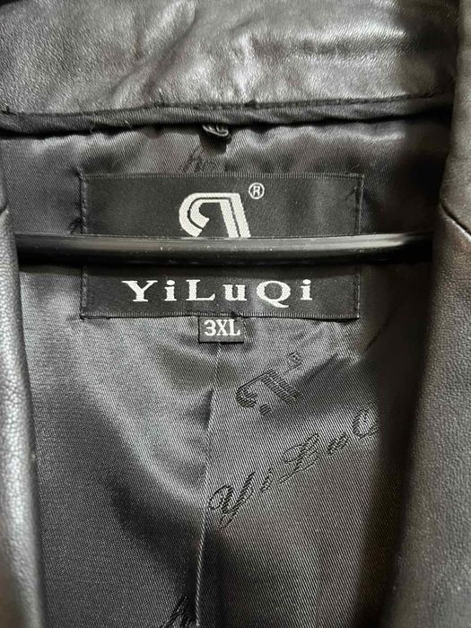 Жіночий шкіряний піджак YiLuQi р. 48-50