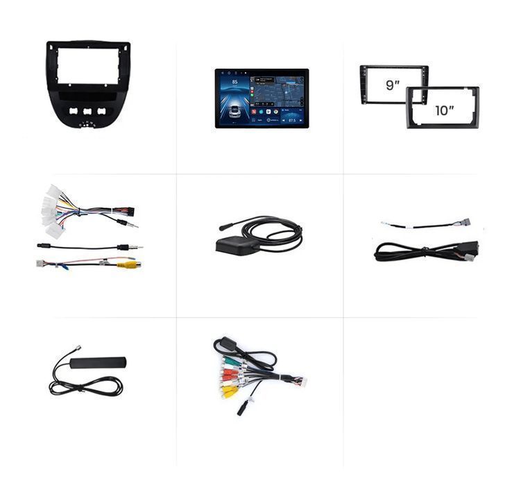 Radio Android X7 MAX 2GB do Peugeot 107, Aygo, C1 - 2GB, 32GB