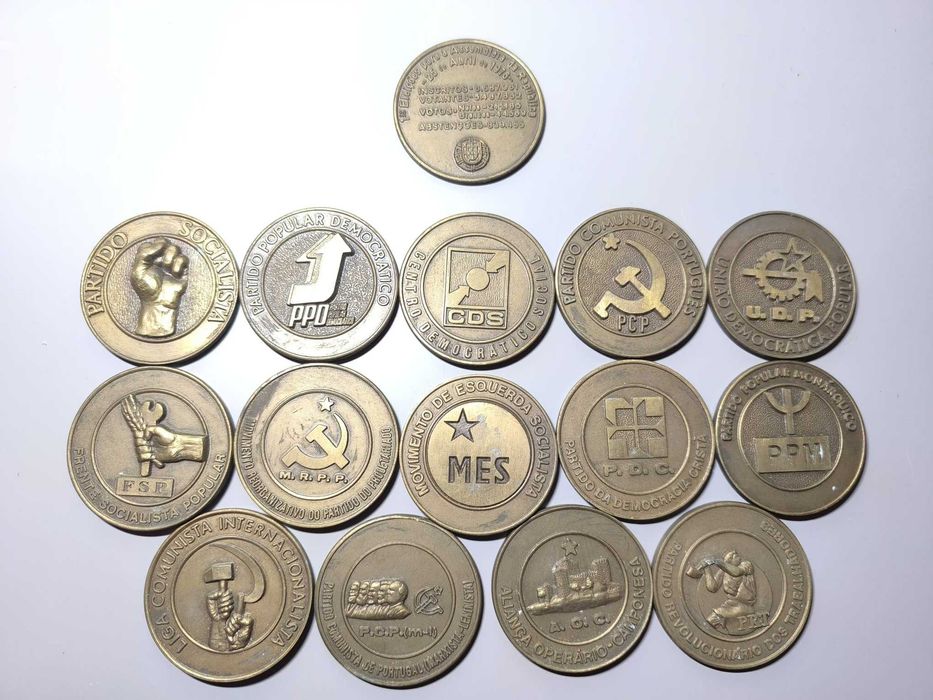 Conjunto de Medalhas - 1.ªs Eleições para a Assembleia da República