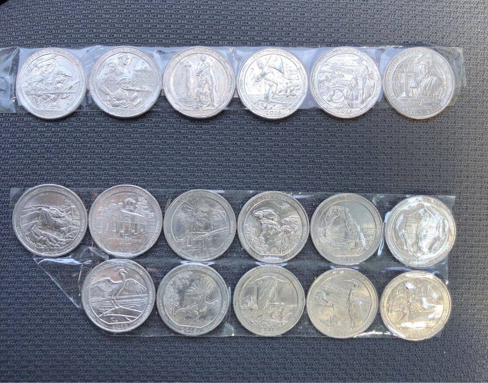 25 центів USA, квотер, монети США