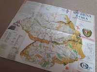 Srebrna Góra - stara mapa do biegu na orientację 1992-93r