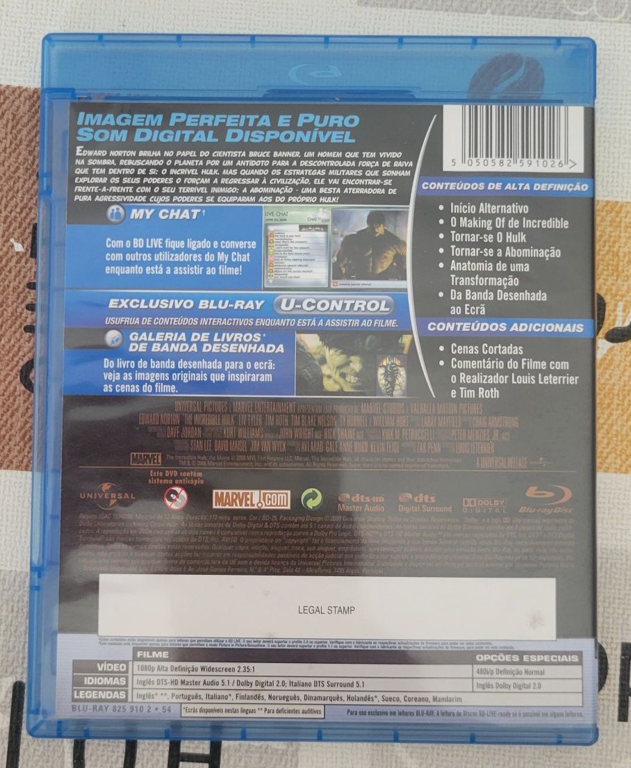 Bluray  O Incrível Hulk