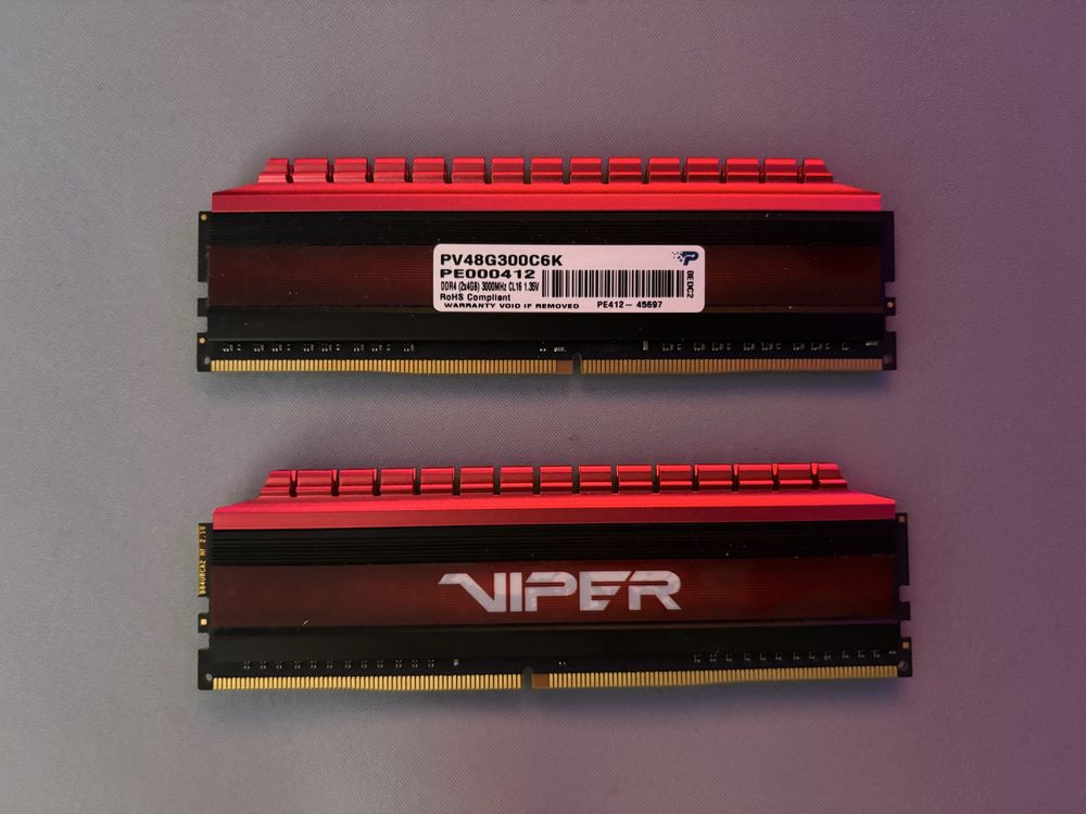 VIPER 8gb ram ddr4 3000mhz