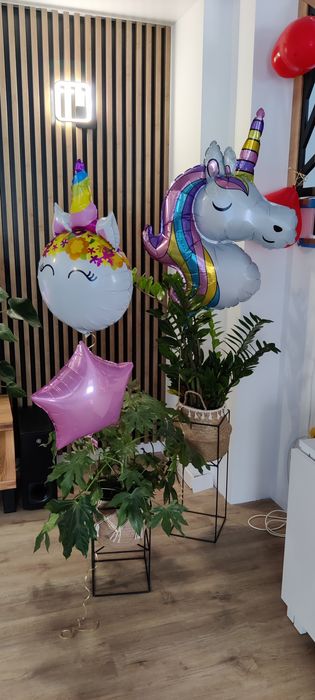 Balon na hel głowa jednorożca , wielki, nowy