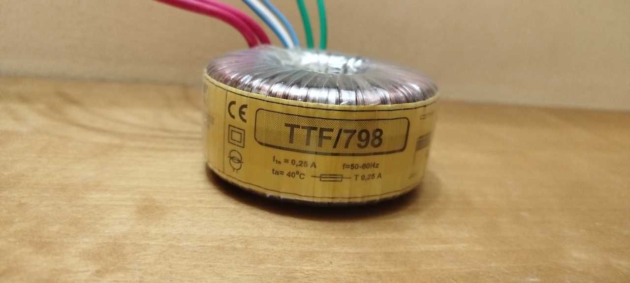 Transformator toroidalny SI ZEI TTF/798 12,2V 17,5V 0,25 A Śr. 80mm