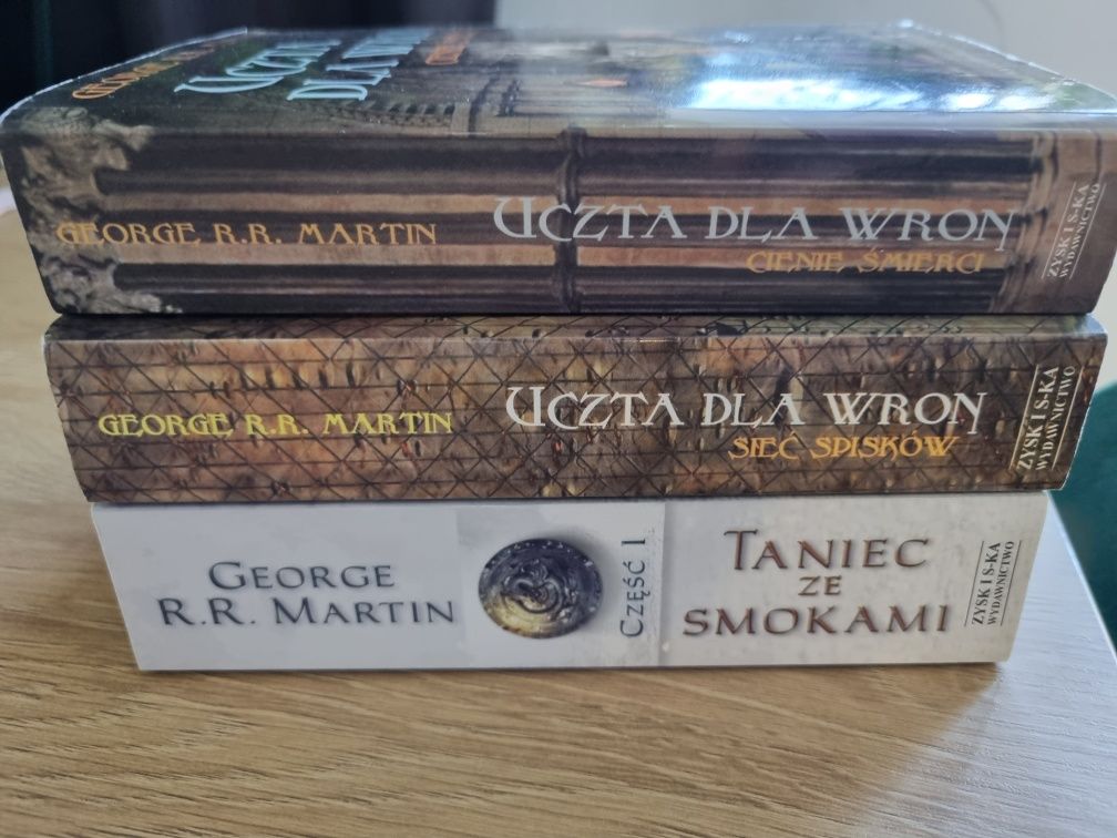 Książki Gra o tron R.R. Martin 7 książek