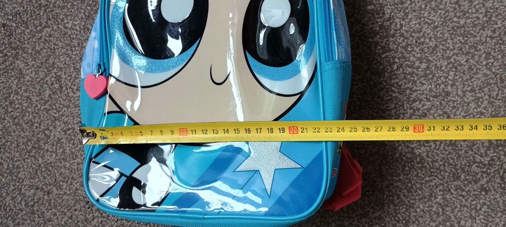 Plecak niebieski atomówki