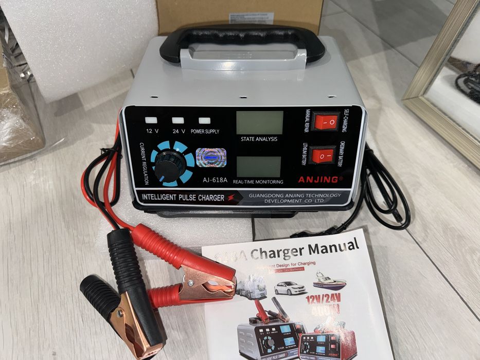 Зарядное устройство Свинцовых и Литиевых АКБ ANJING 400W 20A 12v/24v