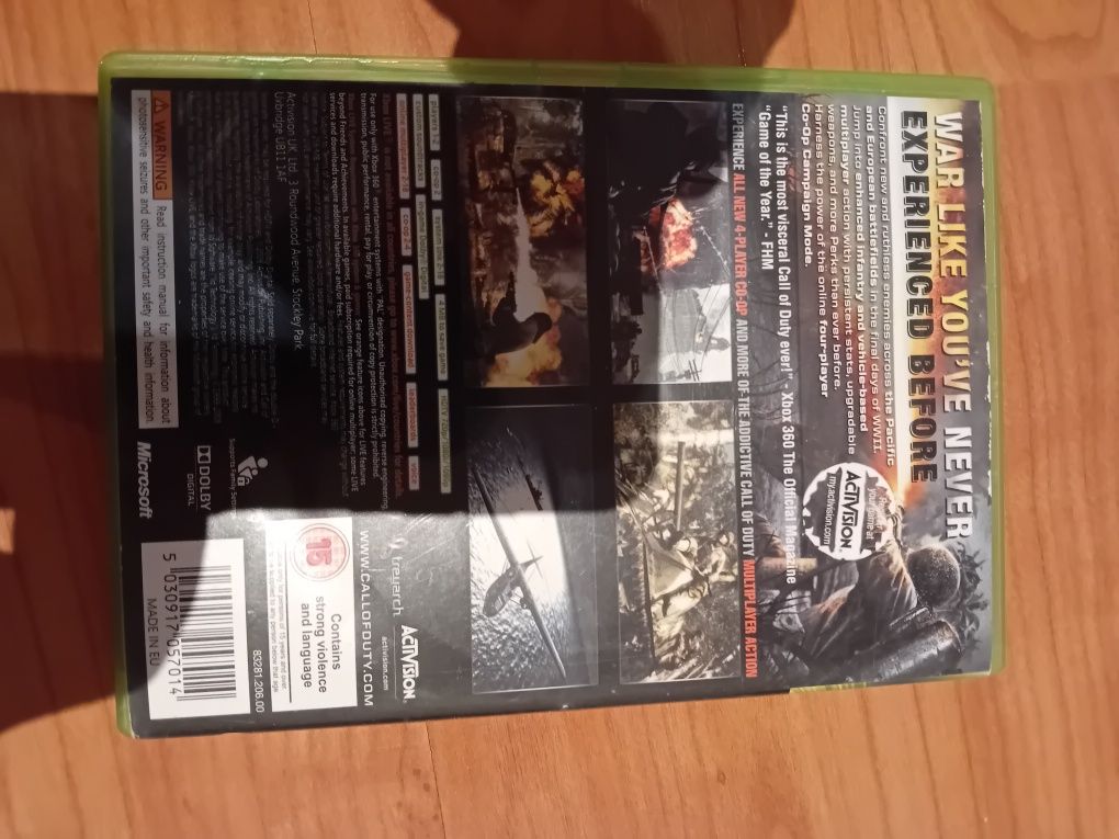 Gra Call of Duty World at War na xbox360